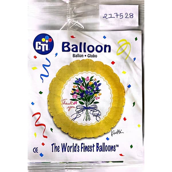 Spot on Gifts The World´s Finest Thank You Foil Balloon Yellow/White One Size