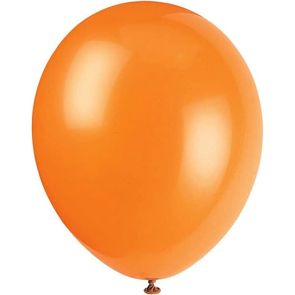 Build My Party Latex Balloons (Pack of 100) Orange One Size