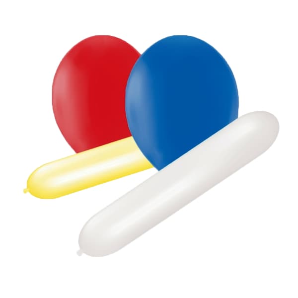 Amscan Latex Assorted Designs Balloon (Pack of 50) Multicoloured One Size