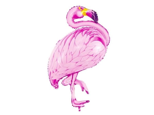 PartyDeco Flamingo, Rosa, Figur, Folie, 700 mm, 950 mm, 50 styck