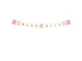 Miniatyrbild 3 av 5: PartyDeco GRL60, Vimpelslinga, Multifärg, 175 mm, 150 mm, 130 mm, 205 mm
