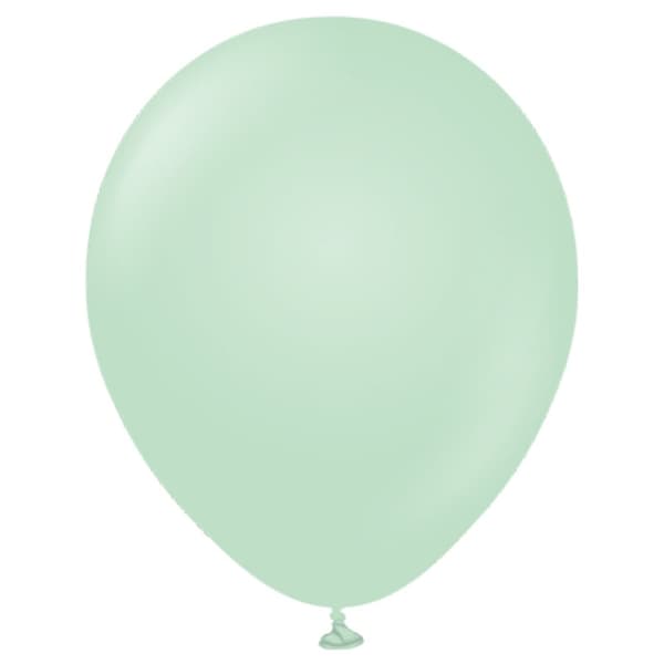 Kalisan Macaron Latex Balloon (Pack of 100) Green One Size