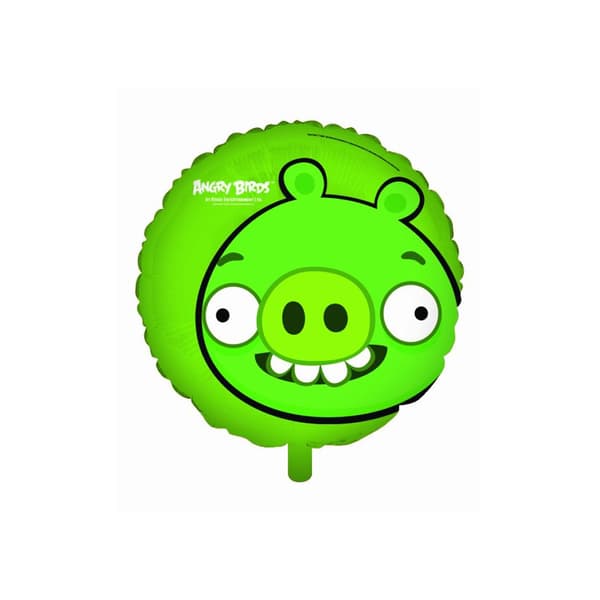 Angry Birds Folieballong med gris