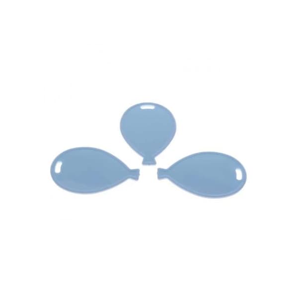 Apac Shaped Balloon Weight (Pack of 50) Pastel Blue One Size
