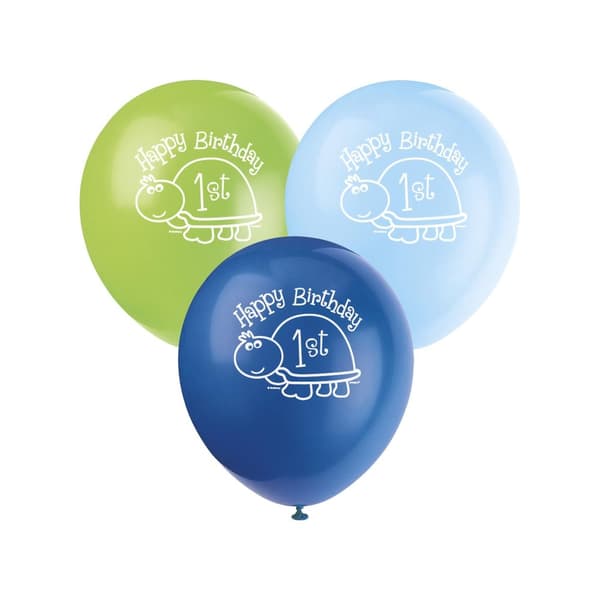 Unique Party 1st Birthday Foil Balloon (Pack of 8)