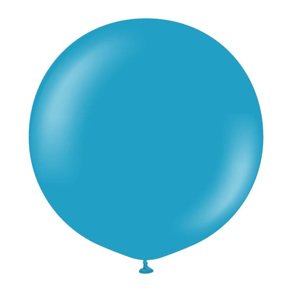 Kalisan Retro Latex Balloon (Pack of 2) Deep Blue One Size