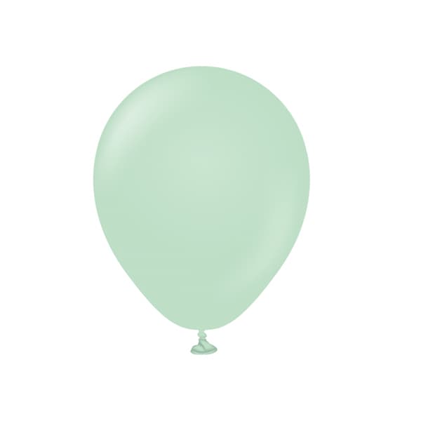 Kalisan En vanlig latexballong (förpackning med 100 st) Green One Size