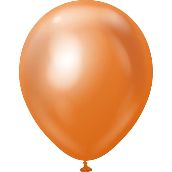 Latex Pearlised Balloons (Pack of 100) Copper One Size