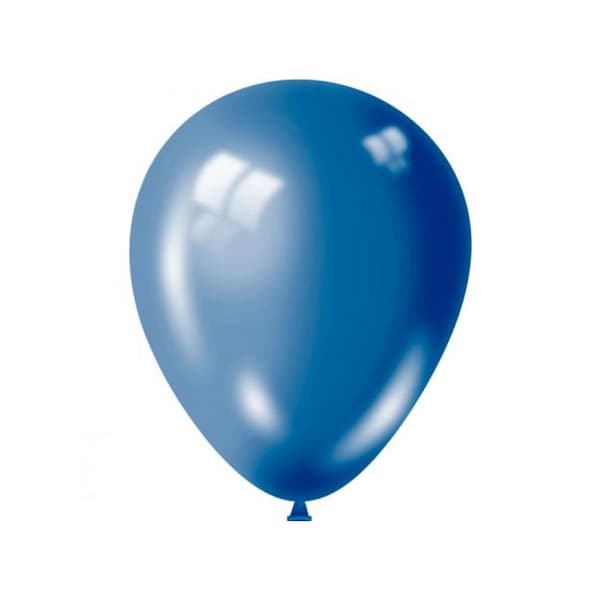 Fantasia Latex Balloons (Pack of 15) Shiny Blue One Size