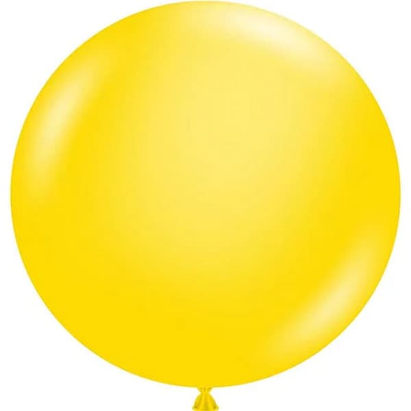 Globos Vanliga latexballonger (10-pack) Crystal Yellow One Size