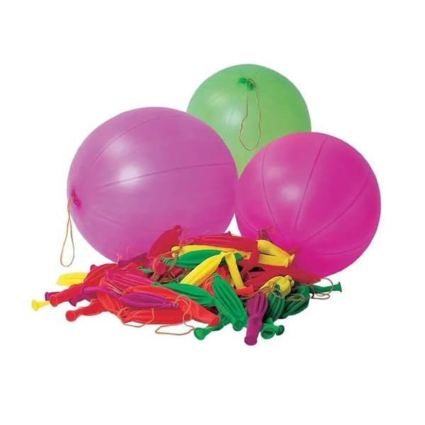 Punch Ball Balloons (Pack of 3) Multicoloured One Size