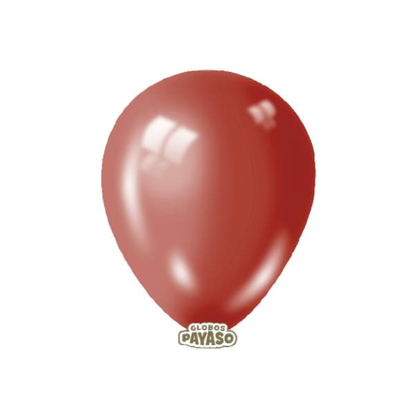 Globos Almindelige latexballoner (pakke med 50 stk.) Metallic Cherry Red One Size
