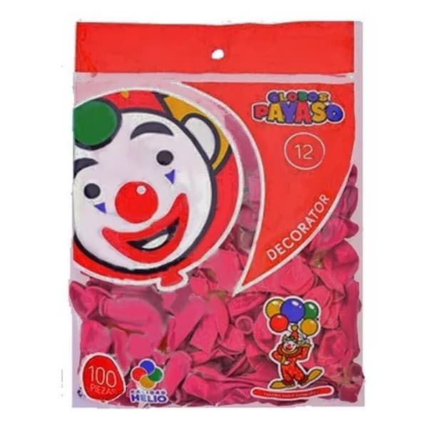 Globos Almindelige latexballoner (pakke med 100) Pink 5in