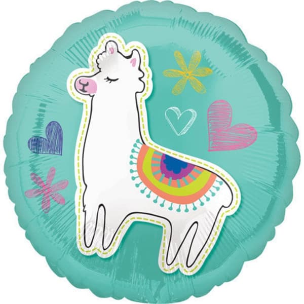 Amscan Lama folieballong Multicoloured One Size