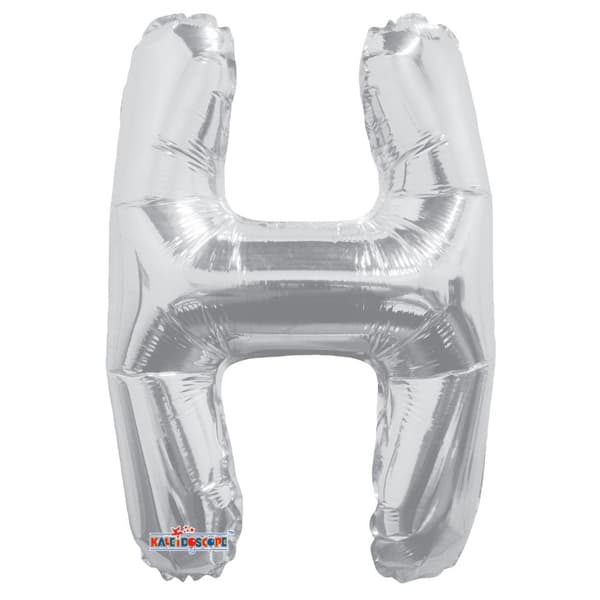 Apac H Letter Foil Balloon Silver One Size