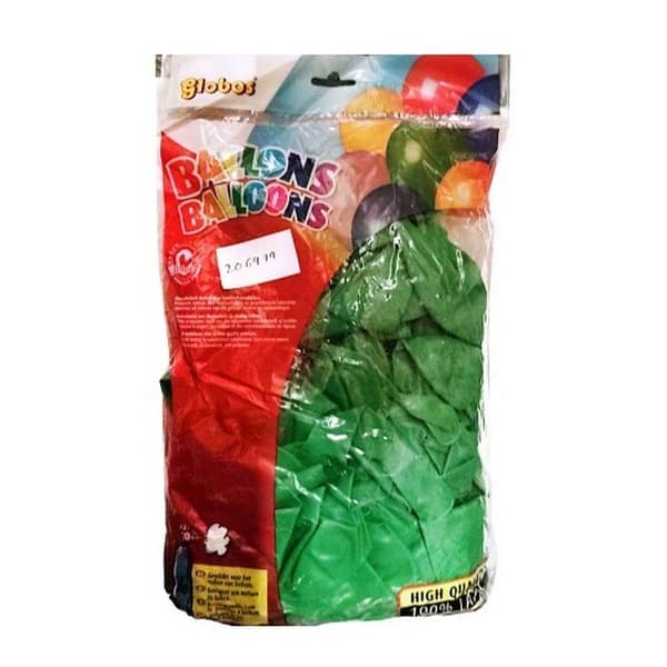 Globos Pastellfärgade latexballonger (100-pack) Dark Green One Size