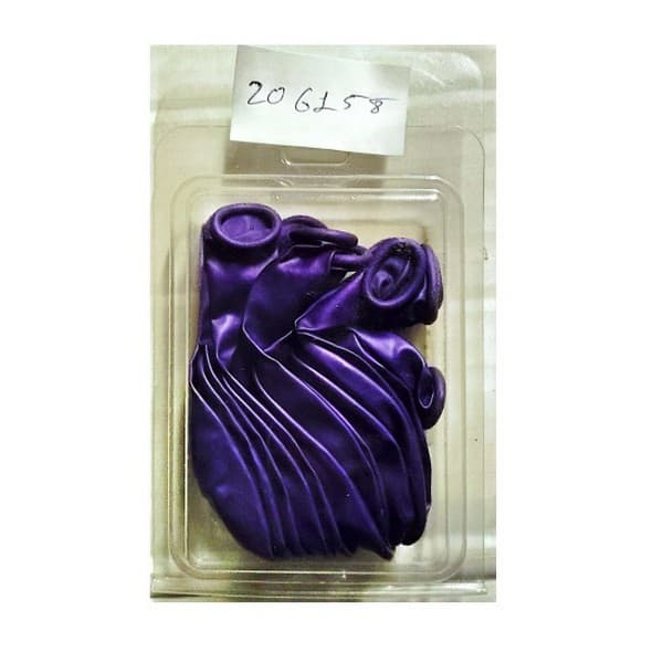 Everts Minipax Latex Metallic Balloons (Pack of 12) Violet One Size