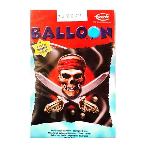 Everts Double Sided Foil Balloon Multicoloured One Size