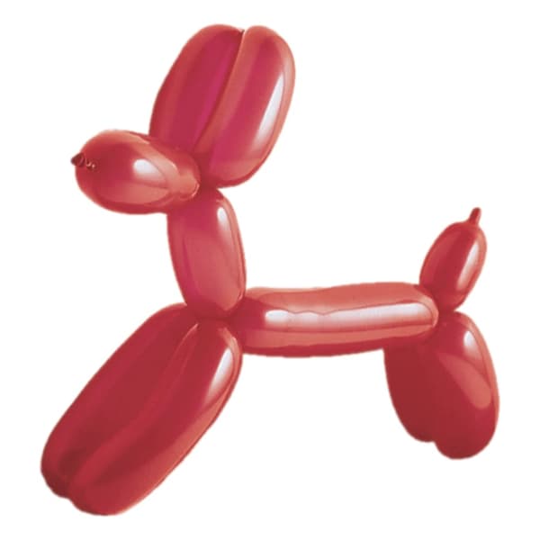 Unique Party Long Balloons (Pack of 25) Red One Size