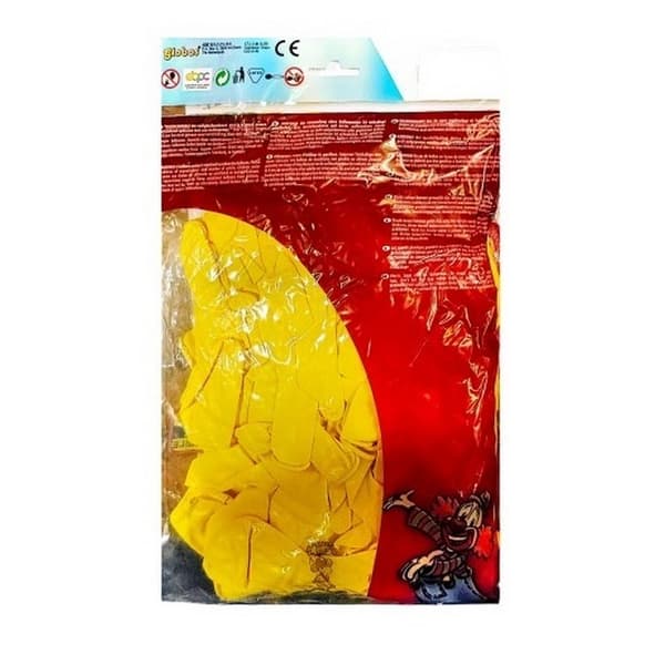Globos Latex Balloons (Pack of 100) Yellow One Size