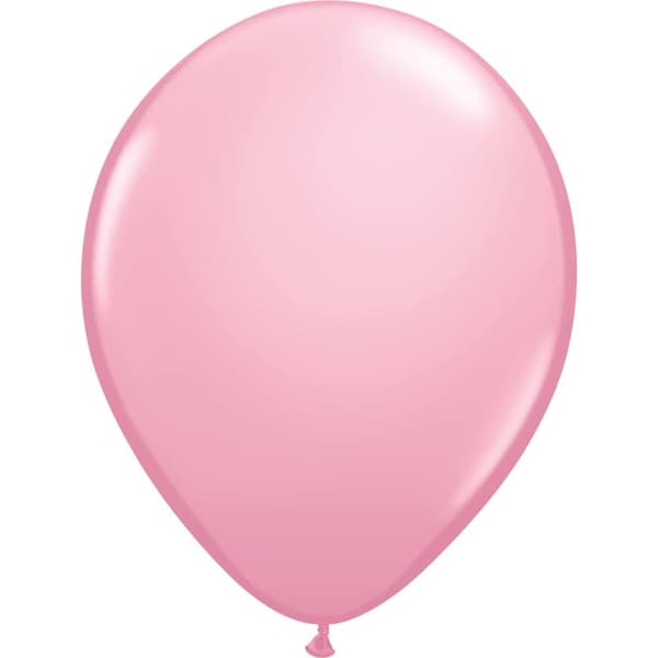 Globos Latex Plain Balloons (Pack of 100)