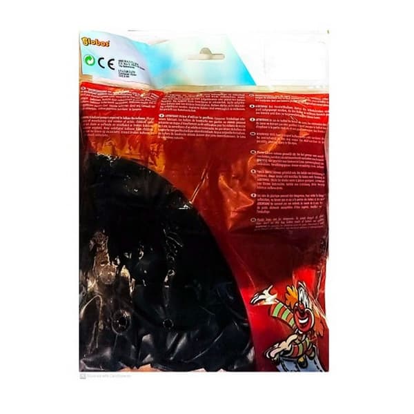 Globos Latex Plain Balloons (Pack of 100)