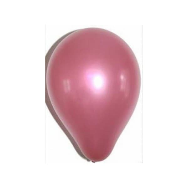 Globos Latex Plain Balloons (Pack of 100)