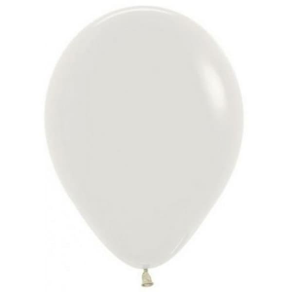 Amscan Latex Plain Balloons (Pack of 10) White One Size