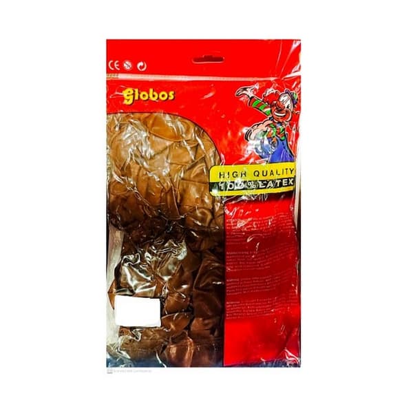 Globos Latex Balloons (Pack of 100) Copper One Size
