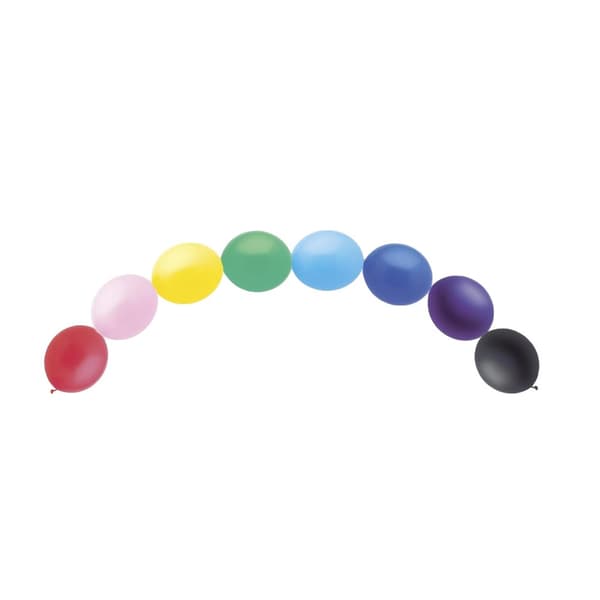 Unique Party Latex Linking Balloons (Pack of 15) Multicoloured One Size