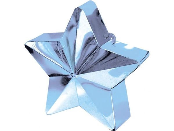 Amscan 117800-11, Lekeballong, Blå, Star, 1 stykker