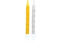 Miniatyrbilde 3 av 3: Amscan 551760, Sølv, Gult, 10 stykker, Candles, 63 mm