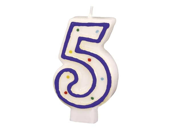 AMSCAN Stikket nummer 5 (550285)