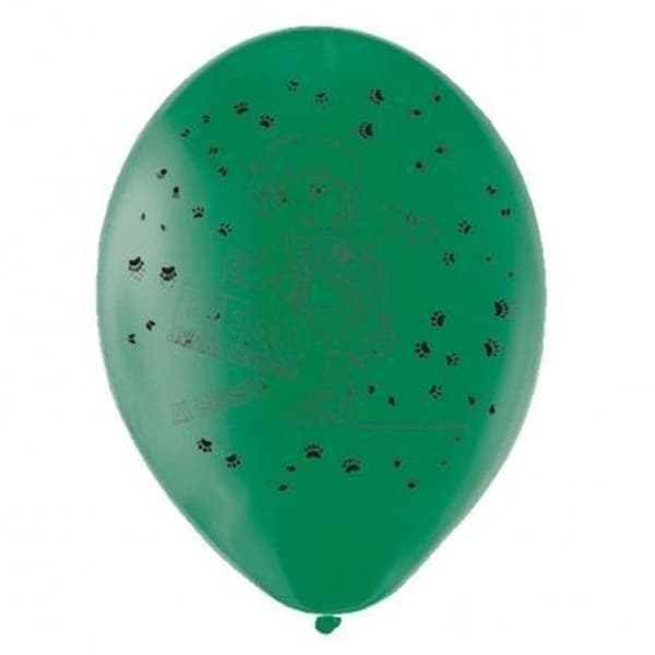 Go Diego Go Latexballonger (6-pack) Green/Black One Size