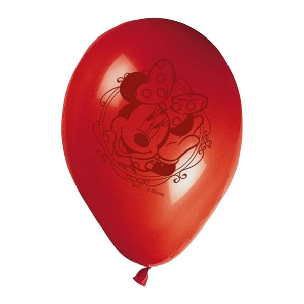 Disney Fashion Latex Minnie Mouse Balloons (Pack of 8)