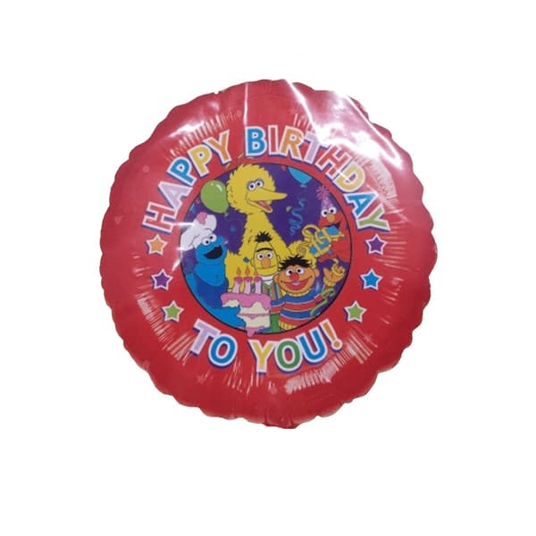 Sesame Street Happy Birthday To You! Foil Balloon Multicoloured One Size