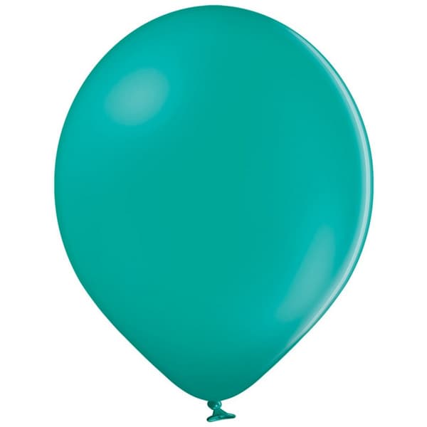 Globos Almindelig latexballon (pakke med 100) Aqua Blue One Size