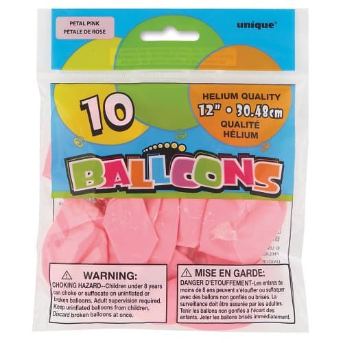 Unique Party Premium latexballonger (förpackning om 10)