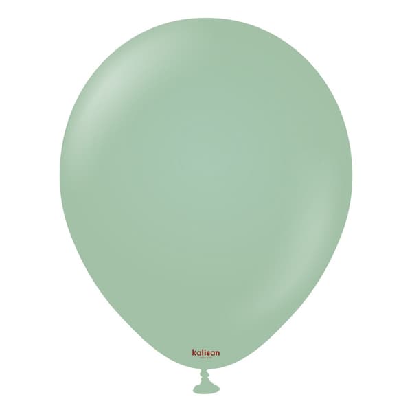 Kalisan Latex retroballoner (pakke med 2) Winter Green One Size
