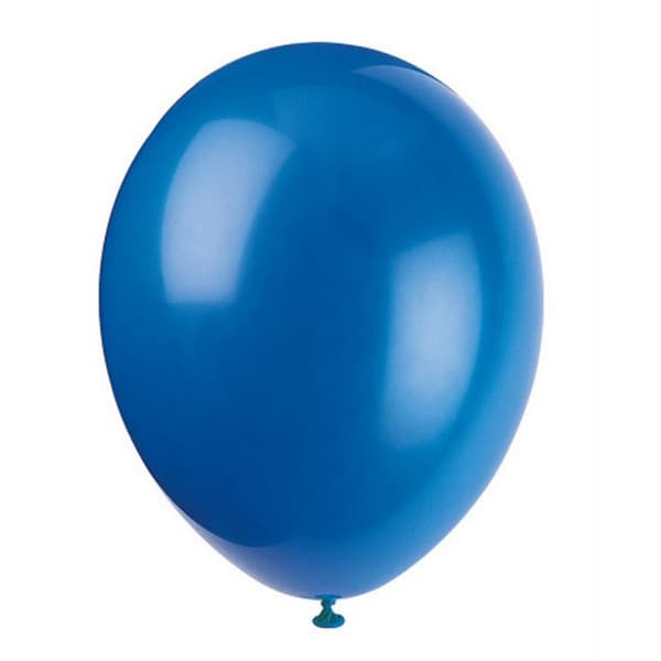 Unique Party Premium Quality Latex Balloons (Pack of 50) Blue One Size