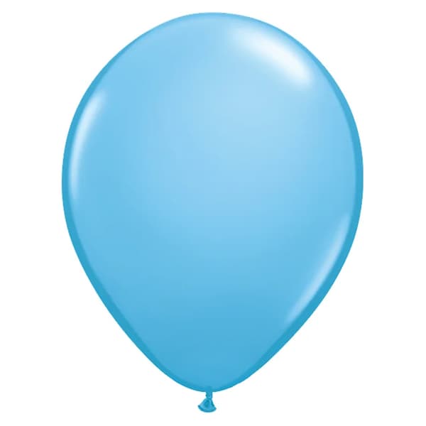 Kalisan Enkla latexballonger (100 st) Baby Blue One Size