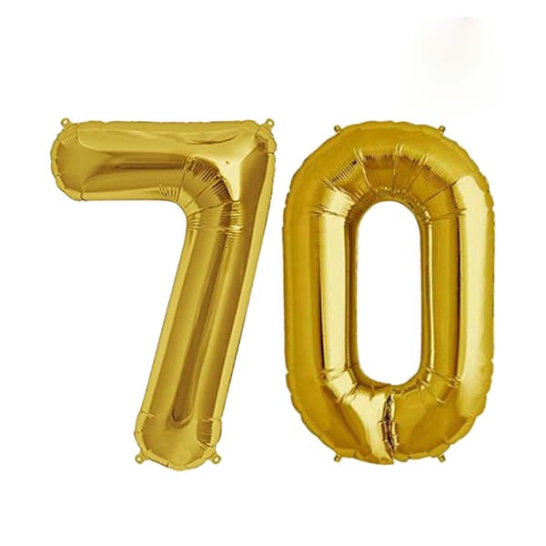 Sensations Today 70th Foil Balloon Gold One Size