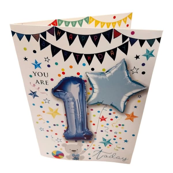 Sensations You Are 1 Today Star Foil Balloon (Pack of 2)