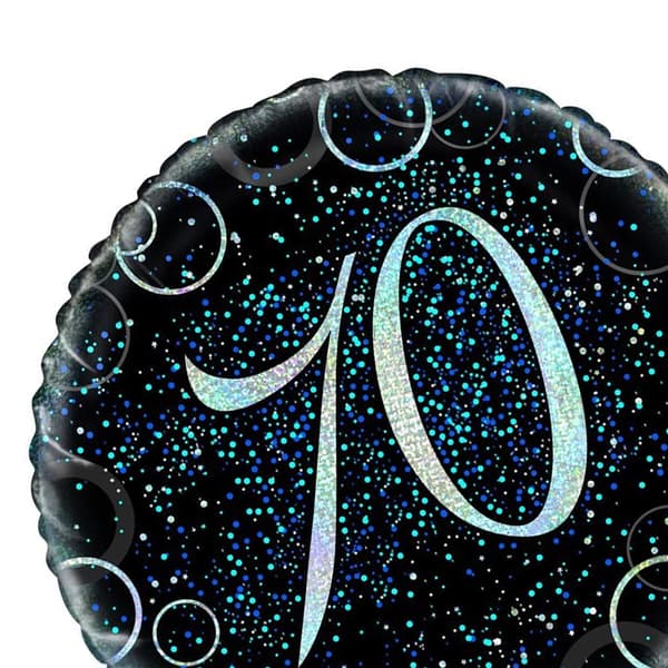 Unique Party Foil Glitter 70th Foil Balloon