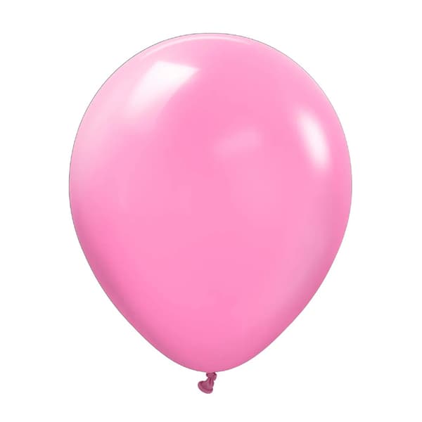 Kalisan Standard Latex Balloon (Pack of 25) Queen Pink One Size