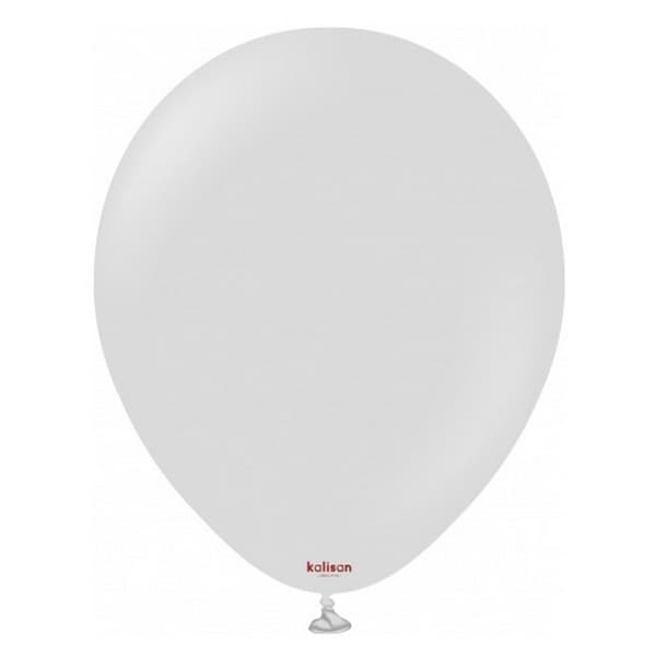 Kalisan Retro Latex Balloons (Pack of 50) Smoke One Size