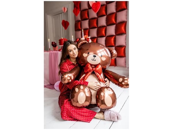 Foil balloon standing Teddy Bear 59x88cm