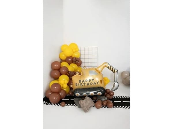 PartyDeco FB237, lekeballong, folie, flerfarget, bilde, bursdag, universell