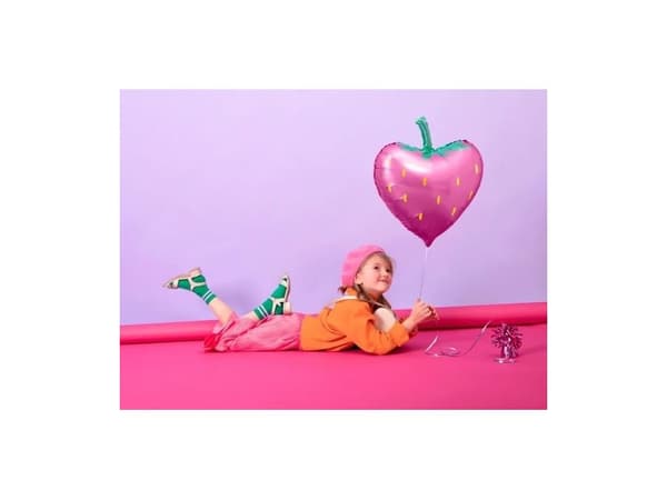 PartyDeco Strawberry, Ilmapallo, Valikoidut värit, Sydämen muotoinen, 420 mm, 450 mm, 50 kpl