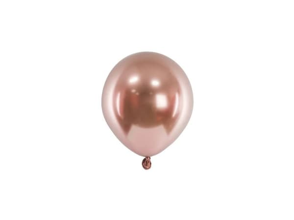 PartyDeco CHB1-5-019R-50, Lekeballong, Latex, Rosegull, Temafest, Rund, Ikke for barn under 36 måneder